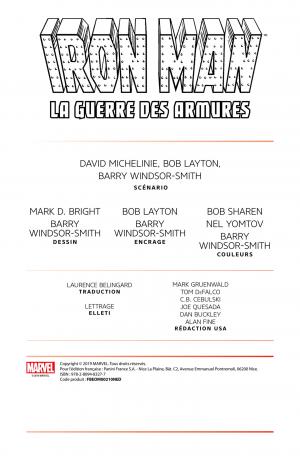 Iron Man - La Guerre des Armures  Réédition 2019 TPB Hardcover (cartonnée) (Panini Comics) photo 3