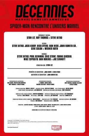 Décennies - Marvel dans les Années 60  Spider-Man rencontre l'univers Marvel TPB hardcover (cartonnée) (Panini Comics) photo 1