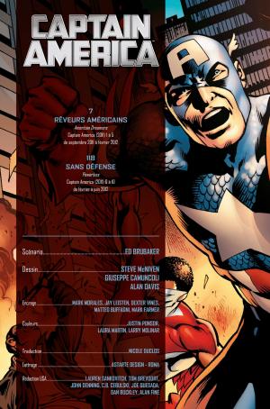 Captain America 1 Rêveurs américains TPB Hardcover - Marvel Deluxe - Issues V6 (Panini Comics) photo 2