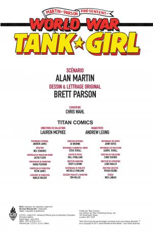  World War Tank Girl  World War Tank Girl TPB softcover (souple) (ankama bd) photo 2
