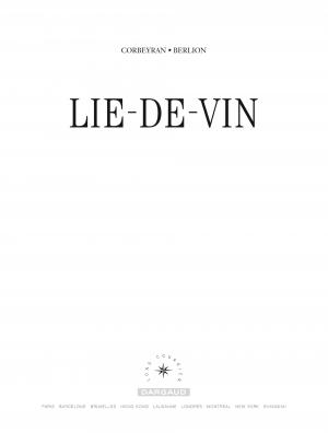 Lie-de-vin  Lie-de-vin Réédition (dargaud) photo 1