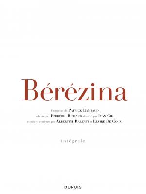 Bérézina   Intégrale 2019 (dupuis) photo 2