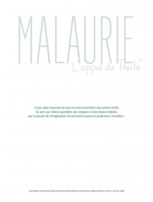 Malaurie, l'appel de Thulé   simple (delcourt bd) photo 1