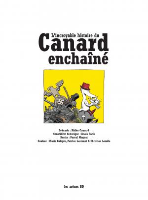 L’incroyable histoire du Canard enchaîné   Réédition 2019 (les arènes) photo 1