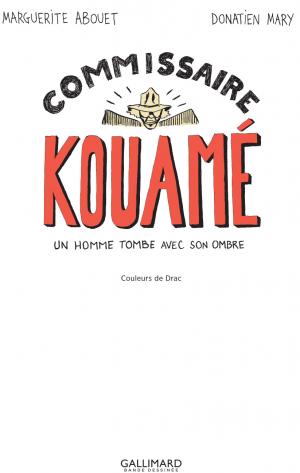 Commissaire Kouamé  Un homme tombe avec son ombre simple (gallimard bd) photo 3