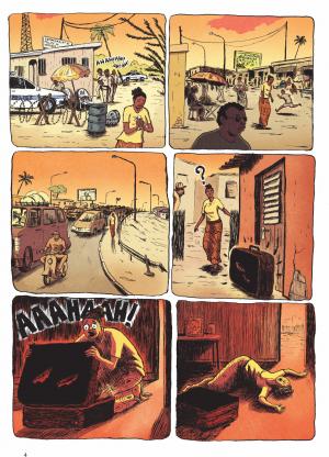 Commissaire Kouamé  Un homme tombe avec son ombre simple (gallimard bd) photo 6