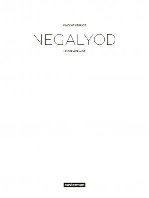 Negalyod 2 Le dernier mot simple NB (casterman bd) photo 4