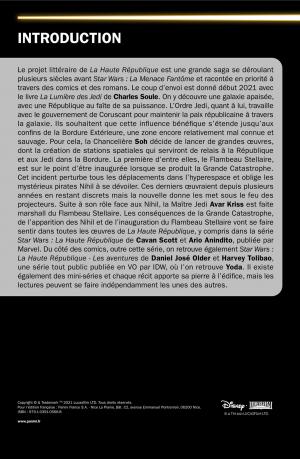 Star wars - La haute République 1  TPB Hardcover (cartonnée) (Panini Comics) photo 2