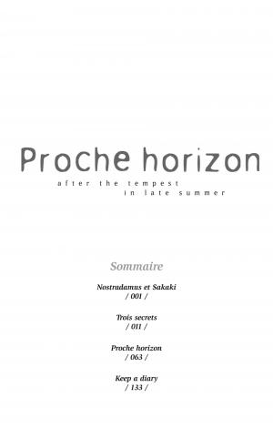 Proche Horizon   Simple (glénat manga) photo 11
