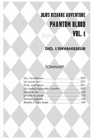 Jojo's Bizarre Adventure 1  Partie 1 Phantom Blood (tonkam) photo 3
